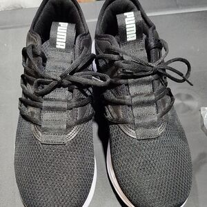 Puma Black Athletic Sneakers, Size 10